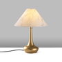 Opviq Luna - 15259 Lámpara de Mesa Dorado y Blanco